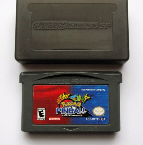 Pokemon Pinball Ruby & Sapphire Gameboy Advance GBA Game