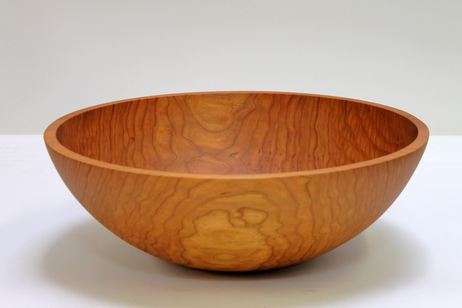 20 Large Cherry Bowl Food Safe Wooden Bowl Wooden