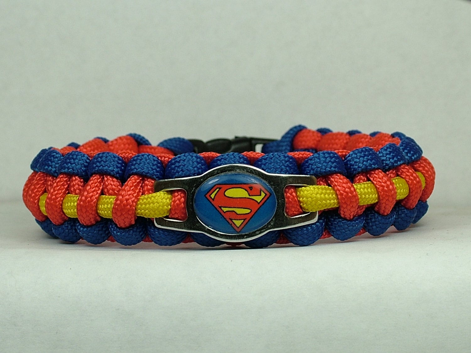 superman paracord bracelet