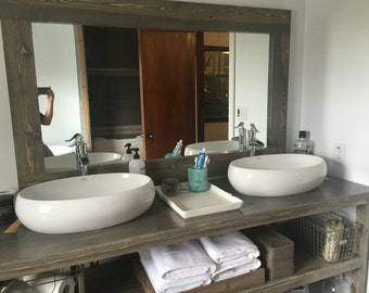 Rustic Mirror, Wall mirror, rectangular mirror, square mirror