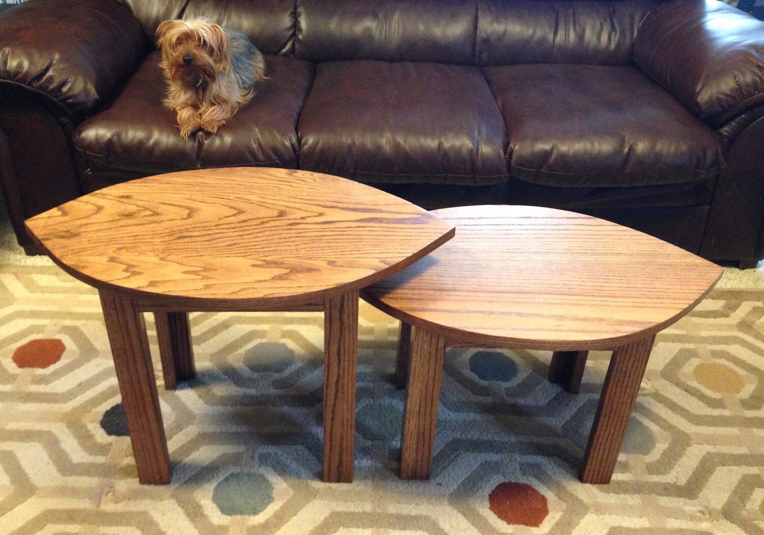 Coffee Tables nesting/rustic/custom by TourtillottCreations