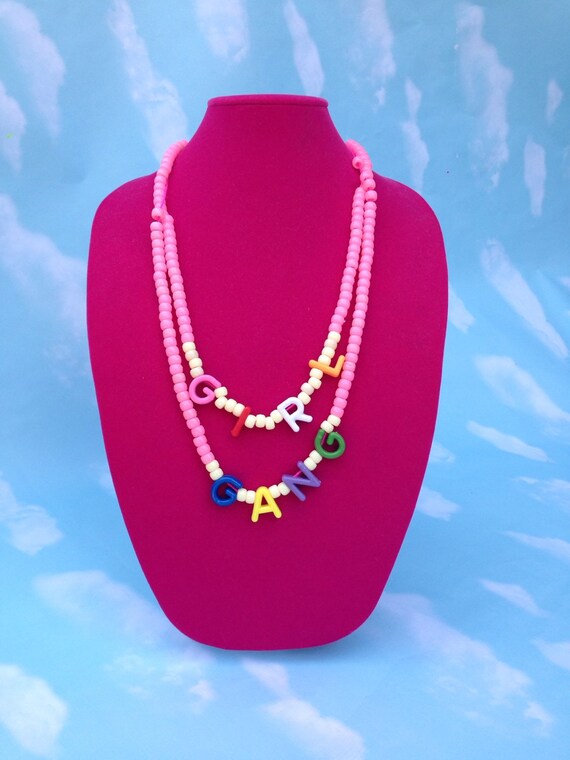 Girl gang necklace by xtwerkstorian on Etsy