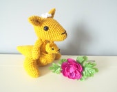 Crochet Kangaroo toy doll Kangaroo family Amigurumi kangaroo Mother's day gift Kids toys Crochet animals Gift ideas Home decor Kangaroo doll Crochet Kangaroo toy doll Kangaroo family Amigurumi kangaroo Mother's day gift Kids toys Crochet animals Gift ideas Home decor Kangaroo doll