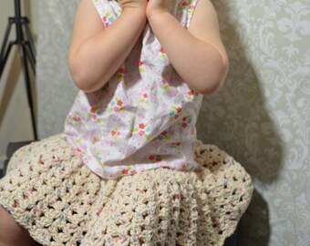 Cotton Crochet Summer Skirt