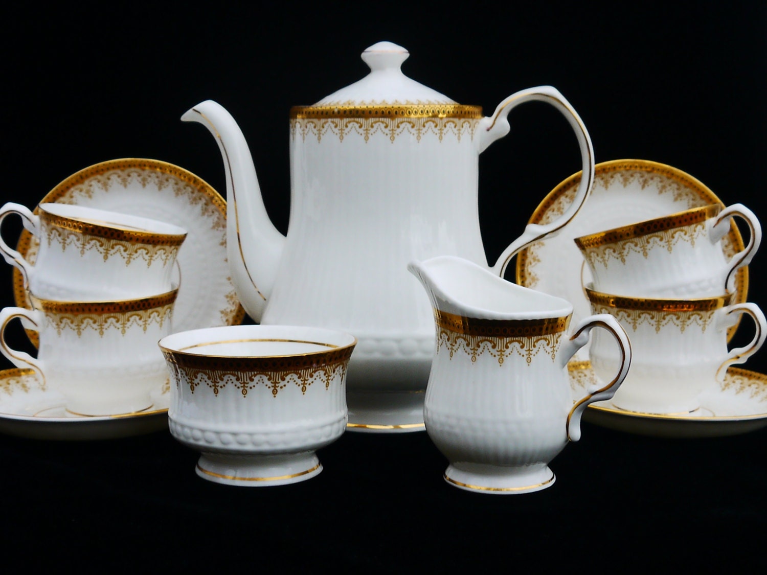 RARE Hitkari Bone China Porcelain Made in by VintageOfGlamour