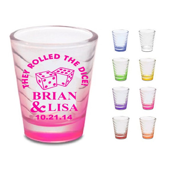 70 Personalized Wave Shot Glasses Wholesale by PersonalizeGuys
