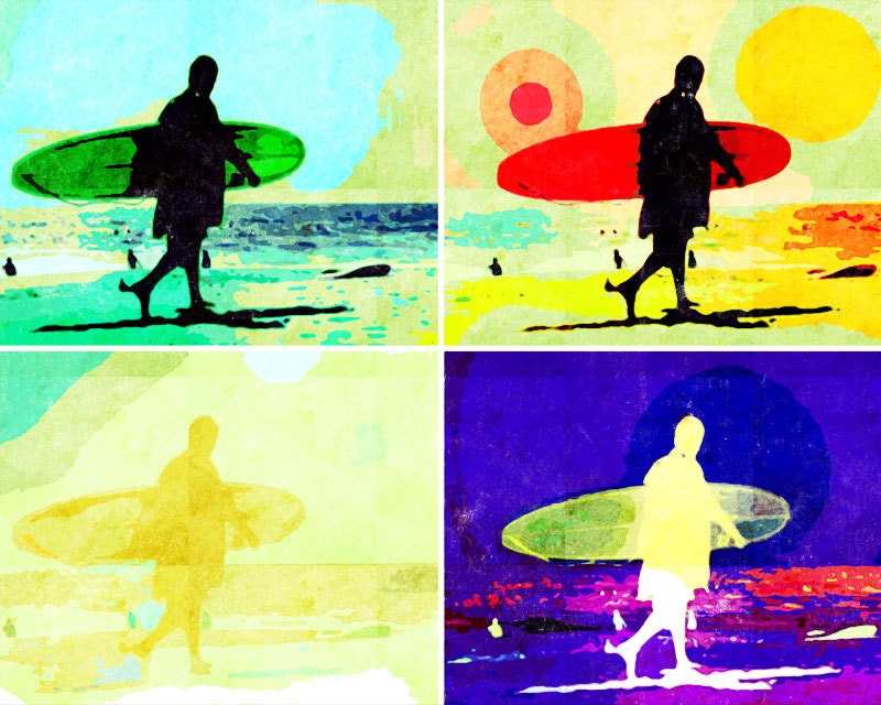 surf pop art