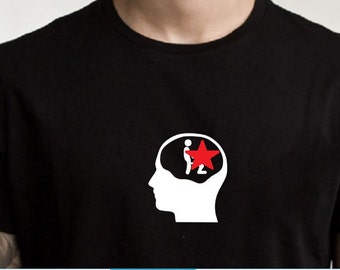 Mature T shirt, BJ on the brain, adult humor, gifts for him, gifts under 20, fellatio, black t shirt, graphic tee, tee shirt, sex, sexy, BJ