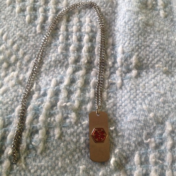 Emergency necklace by gracie2015treasures on Etsy