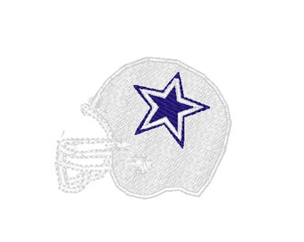 Items similar to Dallas Cowboys Helmet logo Applique Embroidery Design ...