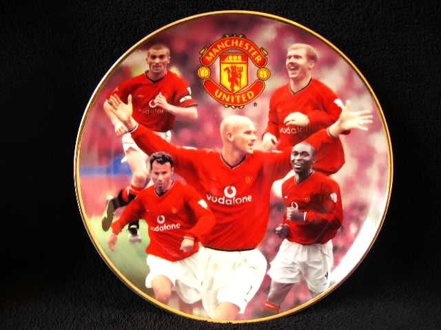 Danbury Mint Manchester United Football Club Plate Premiership