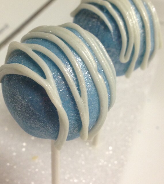 12 Glitter Shimmer Cake Pops by on Etsy