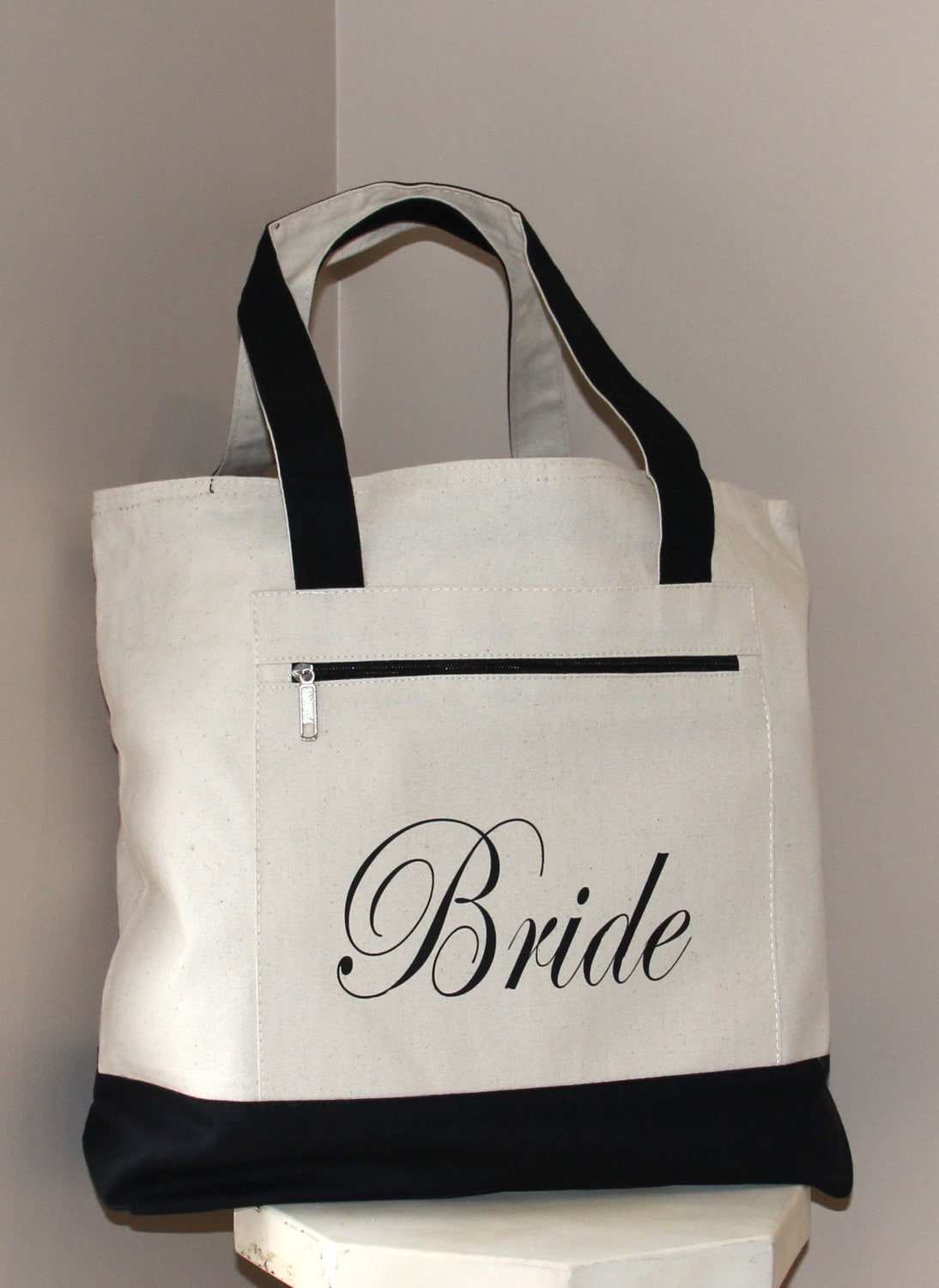 travel bride tote bag