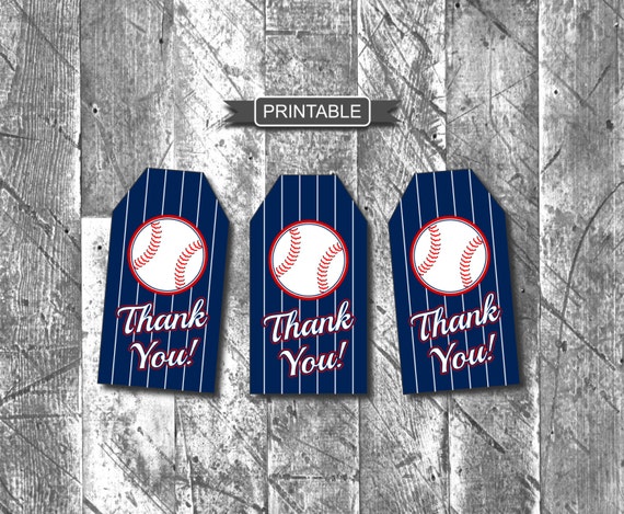 diy baseball gift tags for goodie bags party favors treat bags