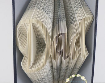 Dad Book Folding Pattern For Fathers Day Book Art (187 Folds) With Free Tutorial