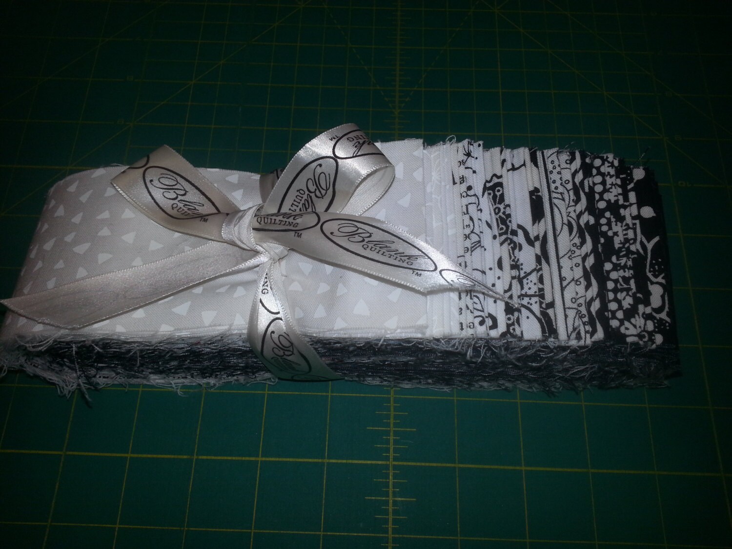 Black & White Jelly Roll / 2 1/2 inch Strips / by