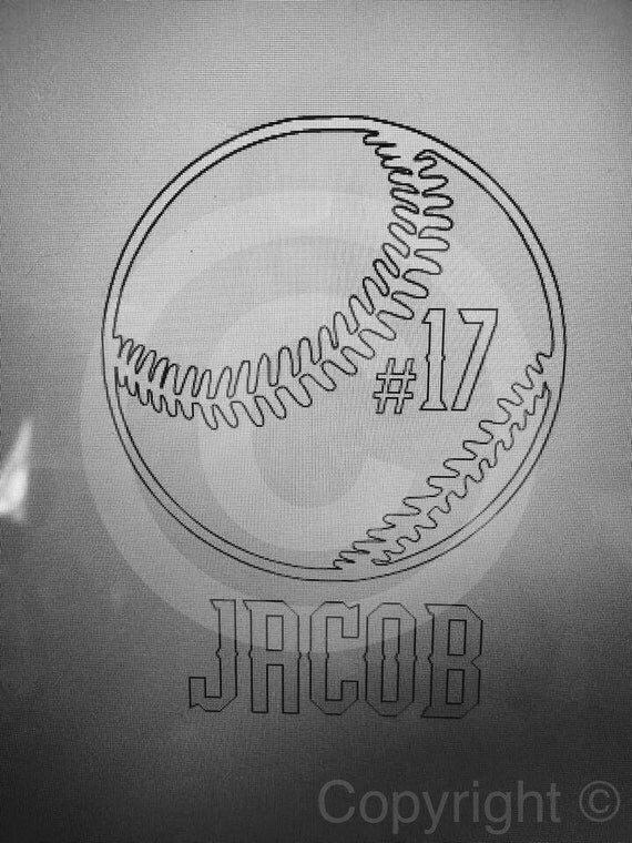 Baseball Sports Themed Car Decals with by PrinterPunch on Etsy