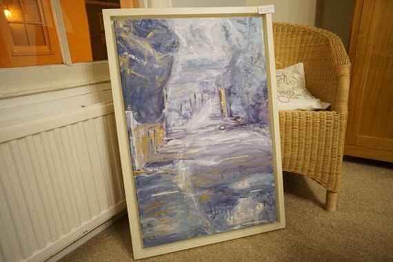 Bespoke Box Frame For Canvas Painting By Handbuiltby On Etsy