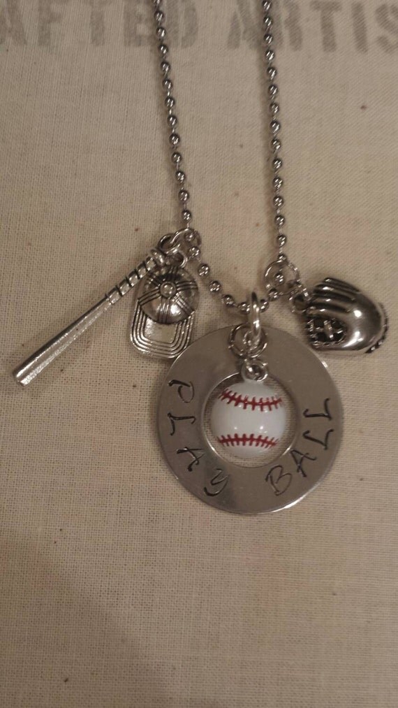 Hand stamped stainless steel washer necklace by richcatcreations