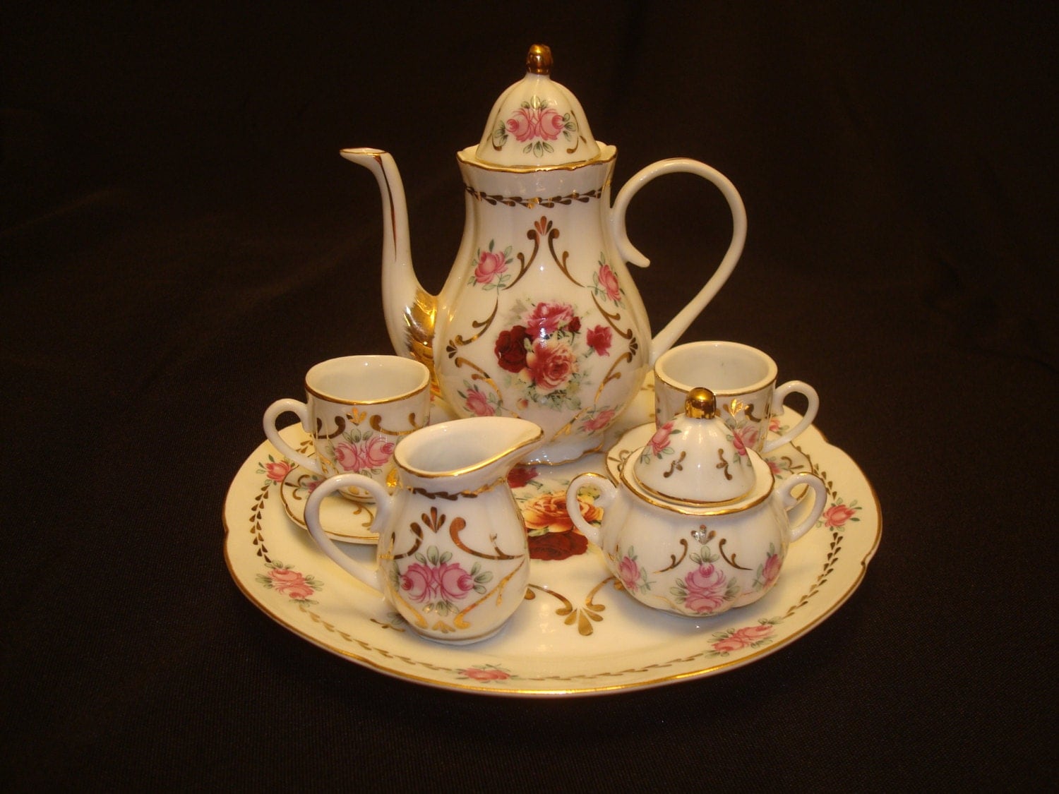 Victoria's Garden Complete China Tea Set Great for a Tea