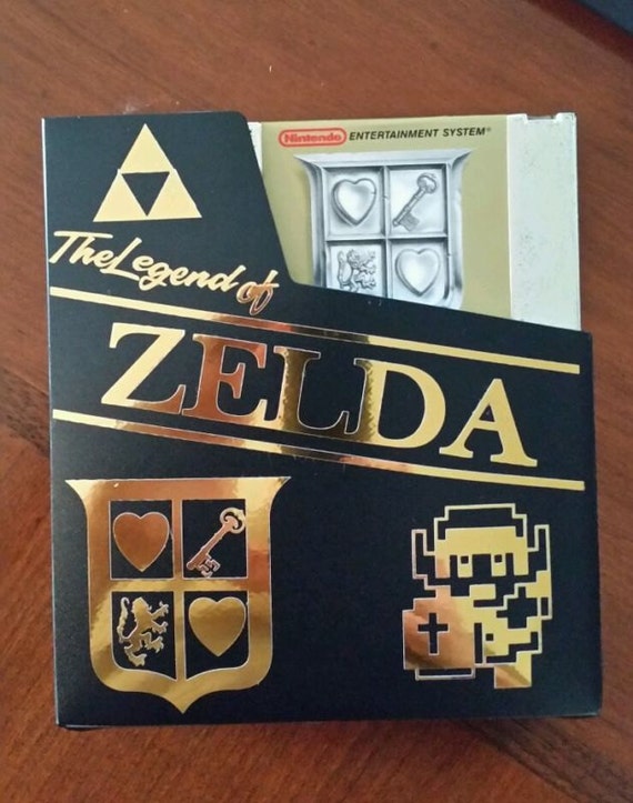 NES Zelda 1 custom gold dust cover. by JoeBrat on Etsy