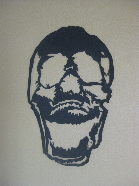 metal wall art skull