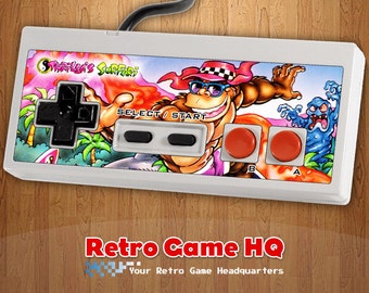 NES - Thrilla's Surfari - Controller Overlay (Controller Not Included)