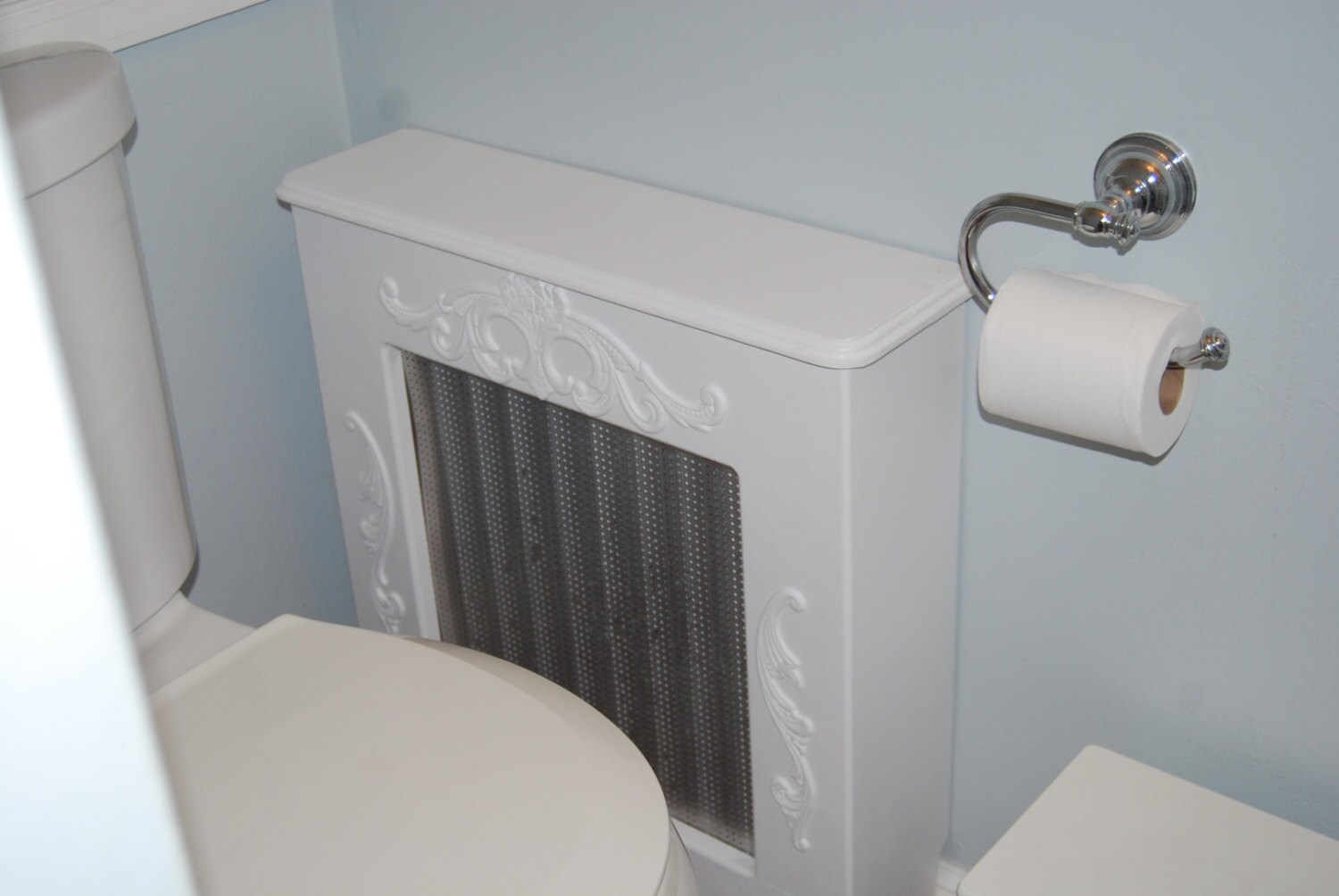 Custom Decorative Bathroom Radiator Cover Made to Order