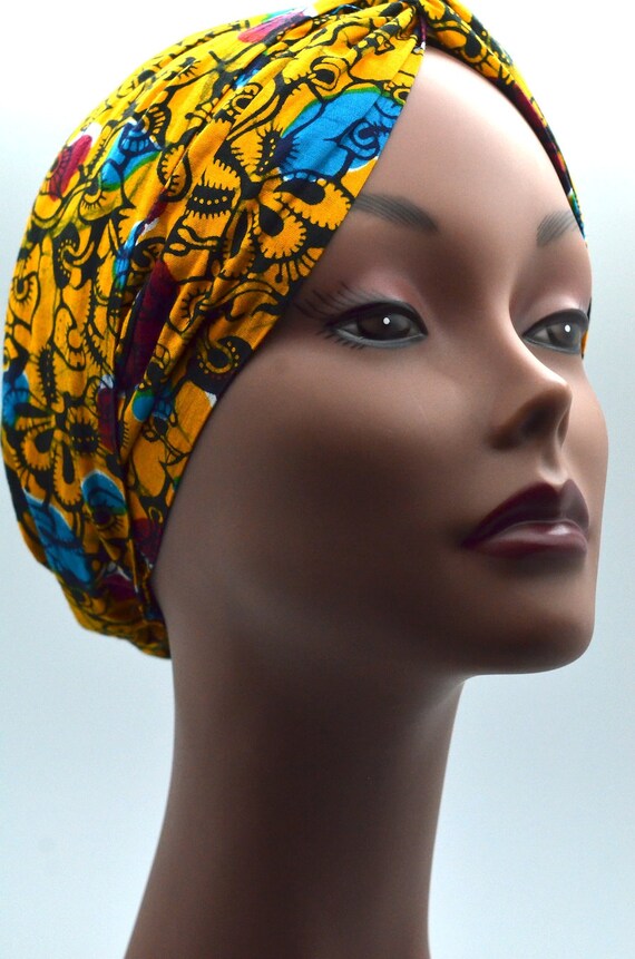 TURBAN HEADBAND Ankara African Print Women's by TurbanGlamour