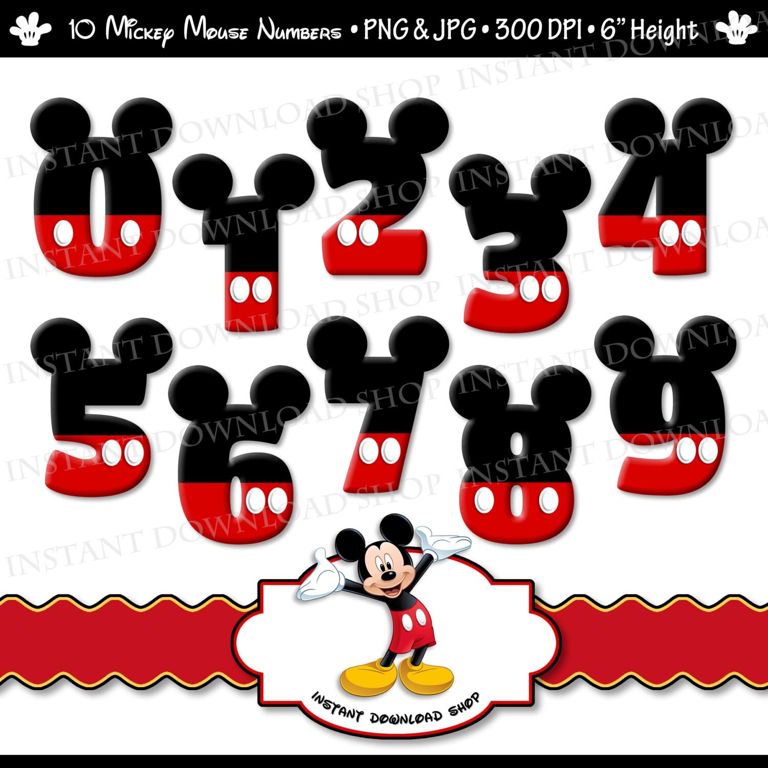 instant downlowd mickey mouse numbers mickey mouse digital