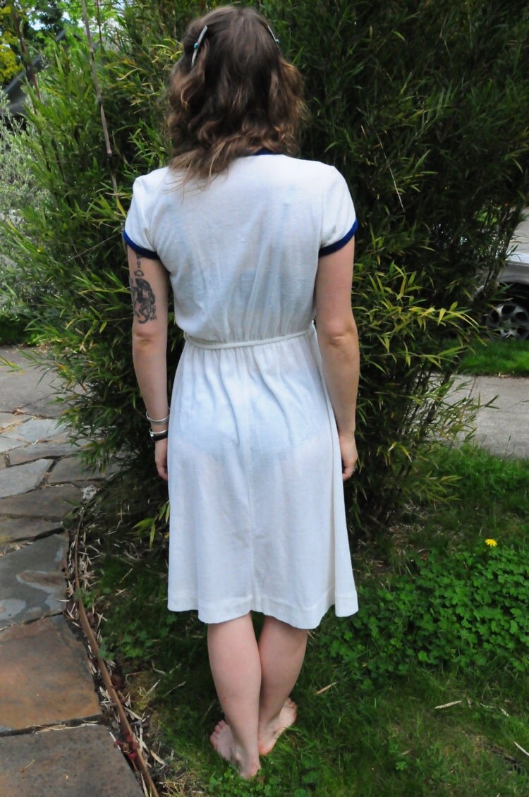 Vintage terry cloth dress by MelroseMaeVintage on Etsy