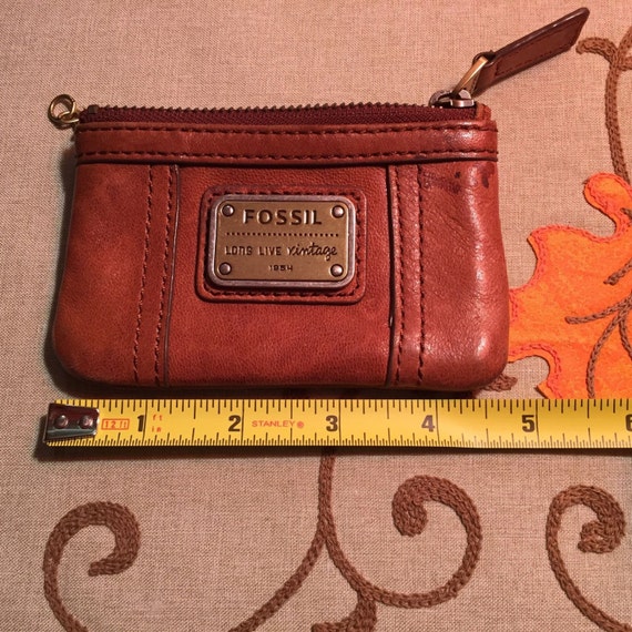 Fossil Vintage 1954 Leather Wallet 4.5 x 3.25