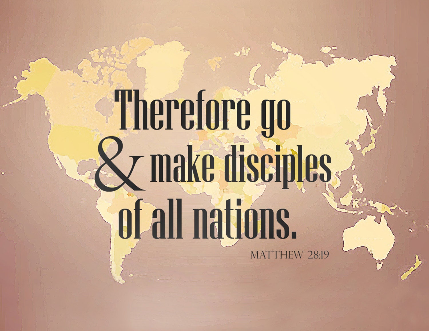 Make Disciples of All Nations by DesignsbyRiggs on Etsy