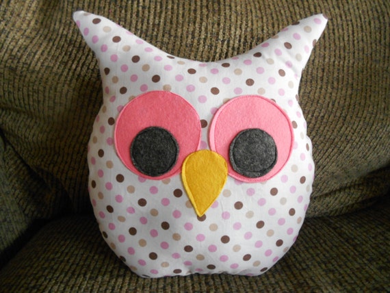 owl pillow pet