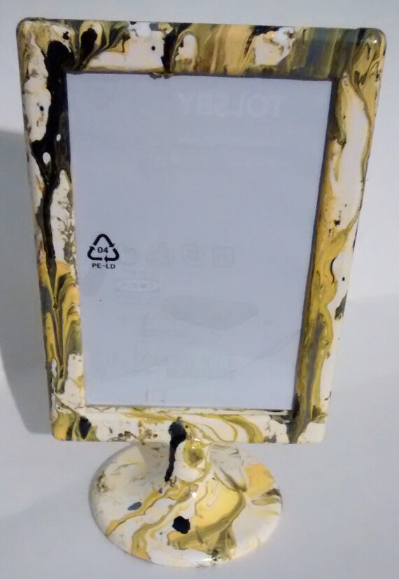 Hand painted two sided picture frame Custom colors by PARDINART