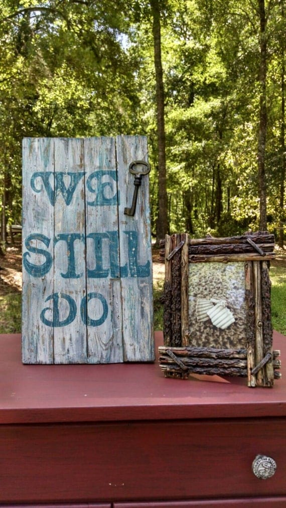 Old barn wood sign by ShabbyChicByJJ on Etsy