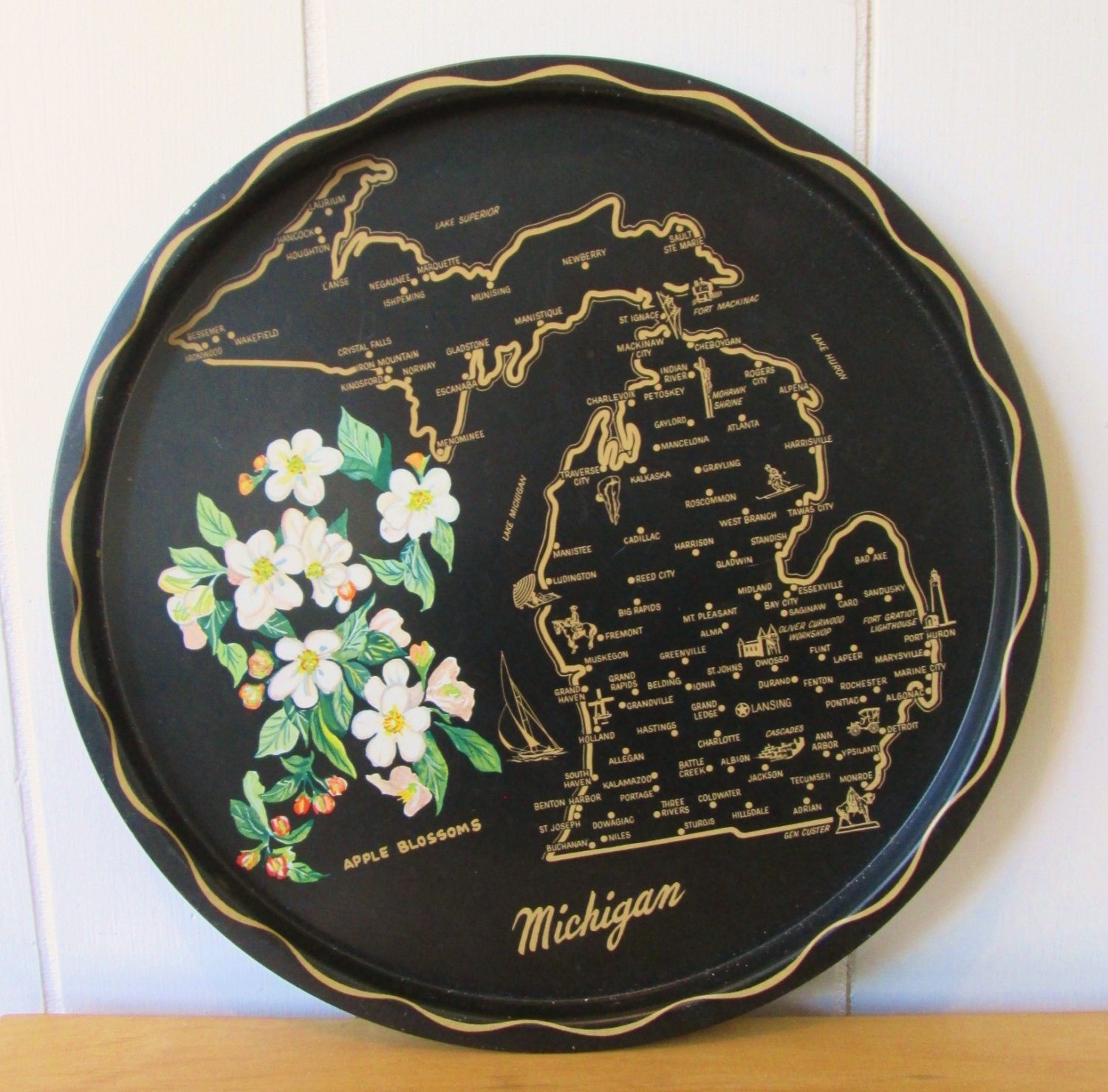 vintage Michigan souvenir tray – Haute Juice