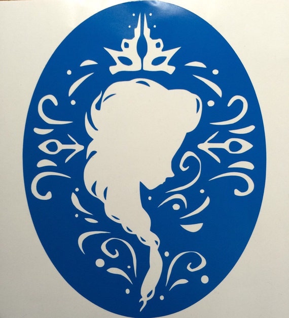 Elsa Frozen inspired vinyl sticker decal car window sticker