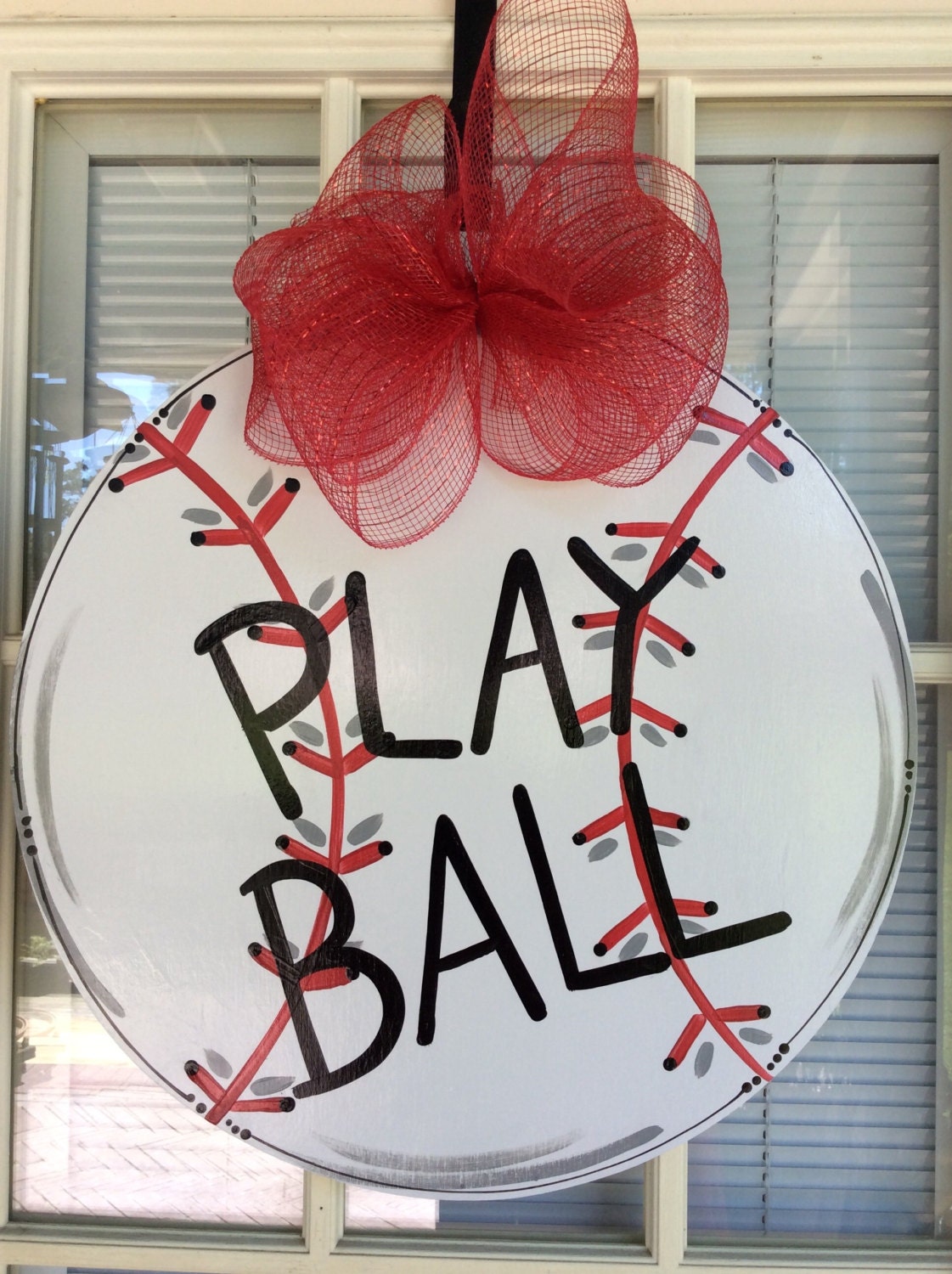 Baseball door hangers baseball decorations front door decor