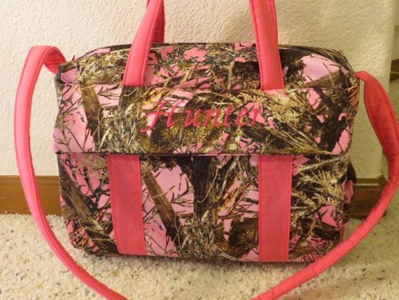 True Timber pink Camo Diaper Bag w/change pad by EMIJANE