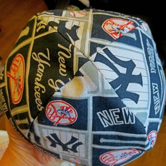 New York Yankees Baseball kippah Yankees by racheltreasures