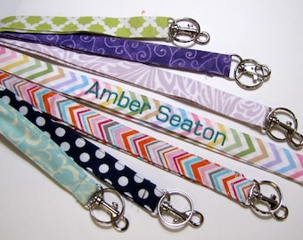 Personalized Lanyards, Monogram, Names on Lanyards,Teacher Lanyard Appreciatio, Nurse Lanyard, School Name on Lanyard, 15 Letters , Chevrons