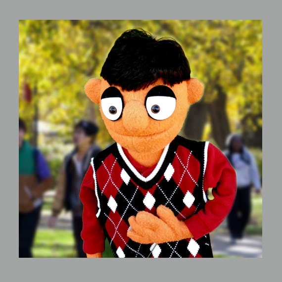 Custom Puppet Professional Quality hand Puppet. We design to