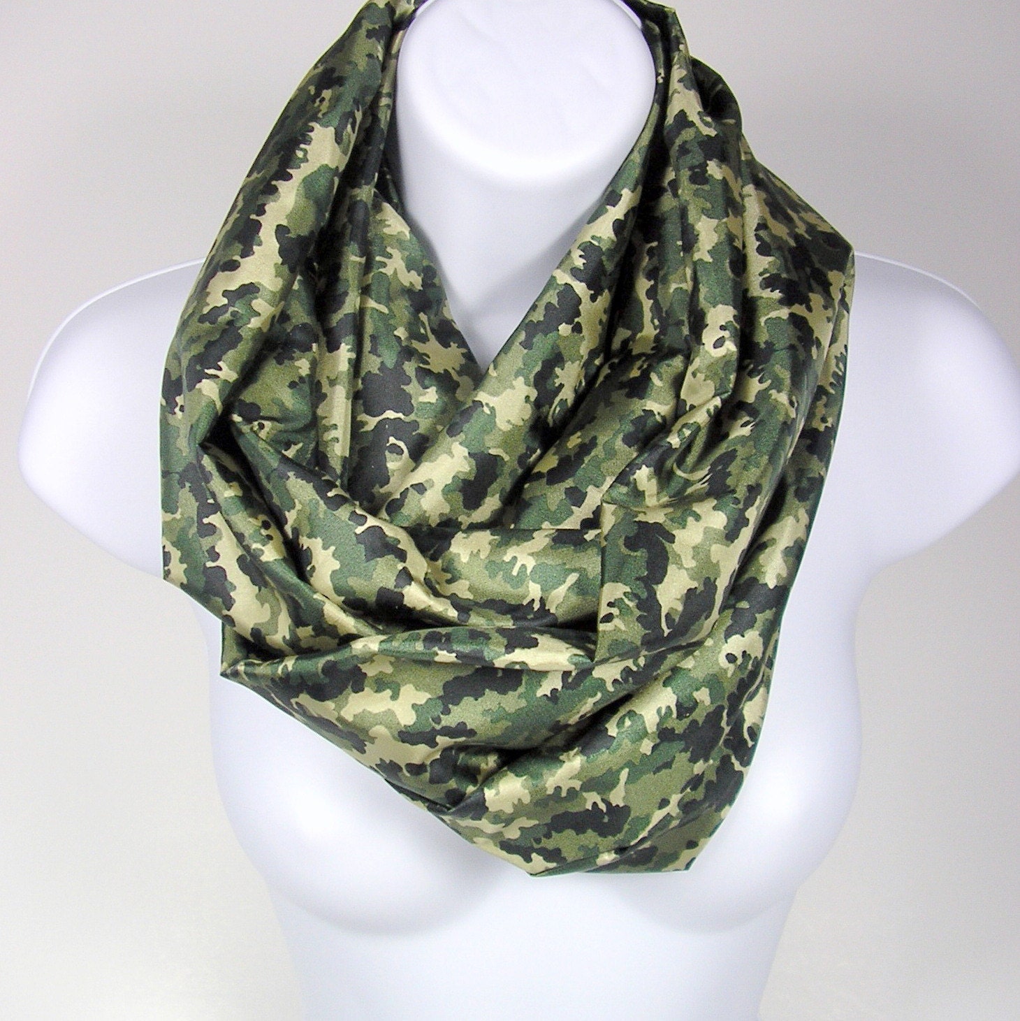 Clearance Camo Infinity Scarf Camouflage Circle Scarf