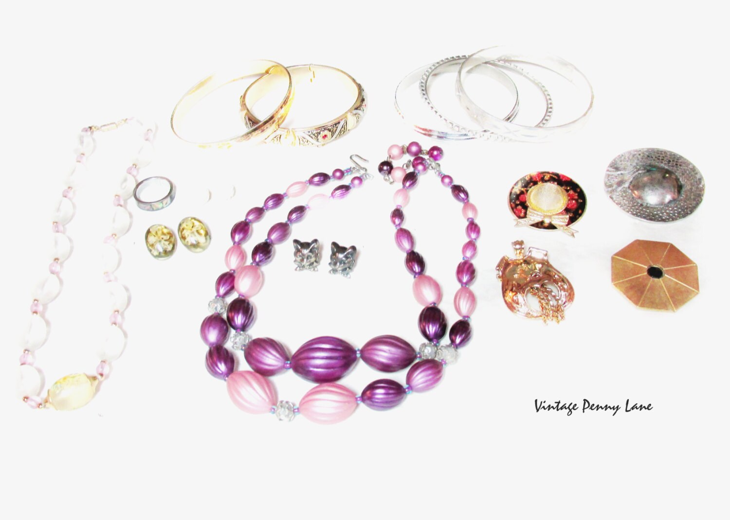 Vintage Costume Jewelry / Jewellery Destash Mixed Lot