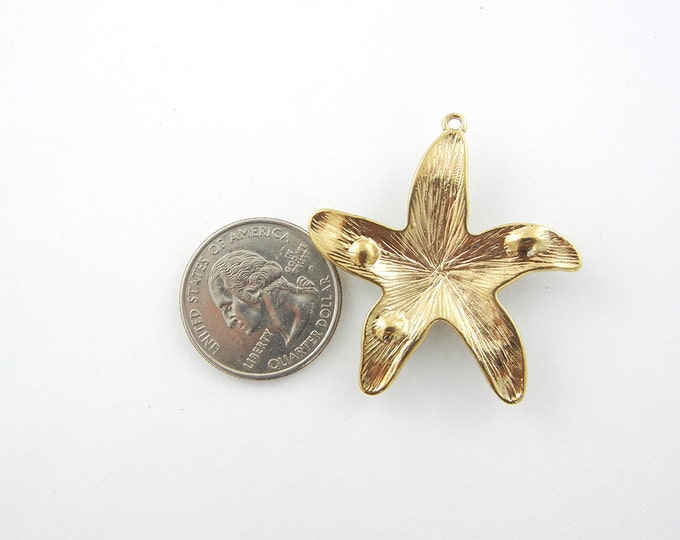 Two-tone Starfish Charm