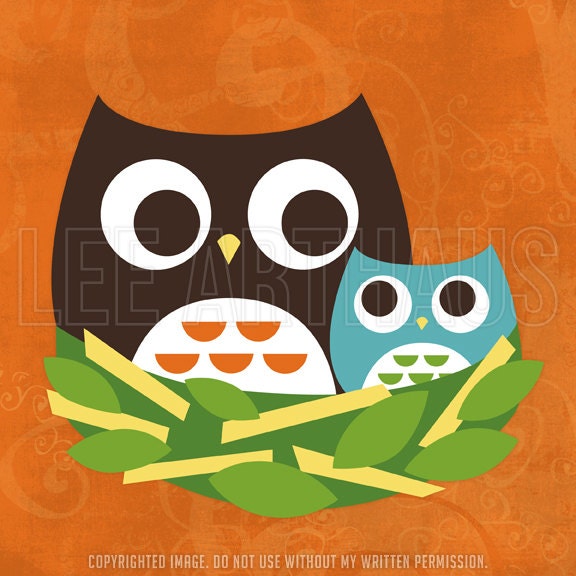 janod owly nesting family