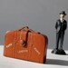 Vintage Novelty Travel Manicure Set, Miniature Suitcase, Rome London Paris, European Holiday Souvenir