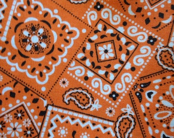 orange bandana pants