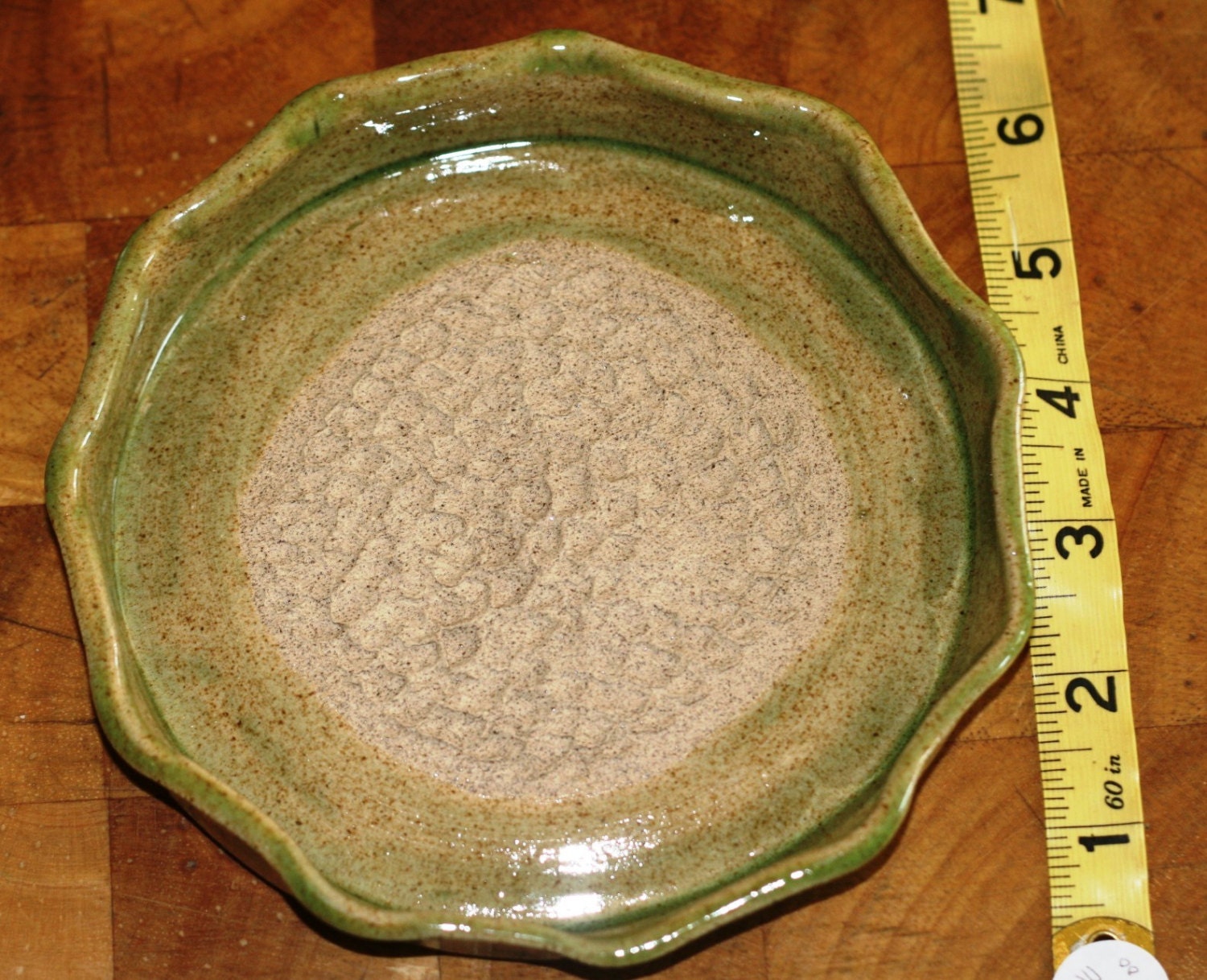 Garlic Grater and Oil Serving Plate Dish by READINGGENERALSTORE